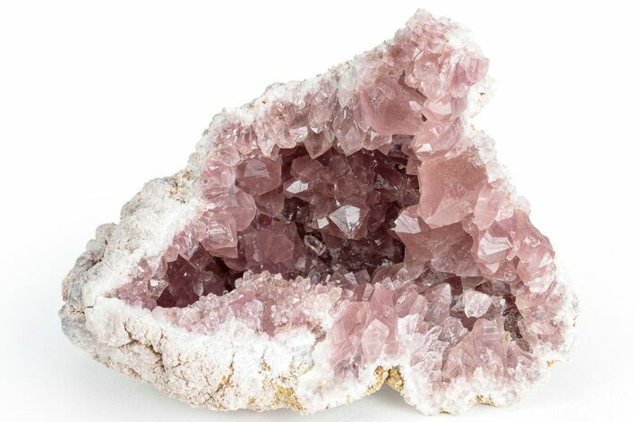 Sparkly, Pink Amethyst Geode (Half) - Argentina #225740
